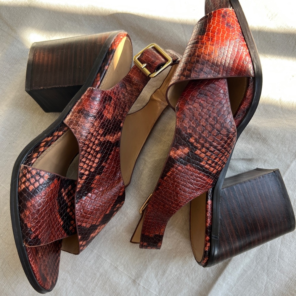 ALDO BLOCK HEEL SLING BACK- size 9.5